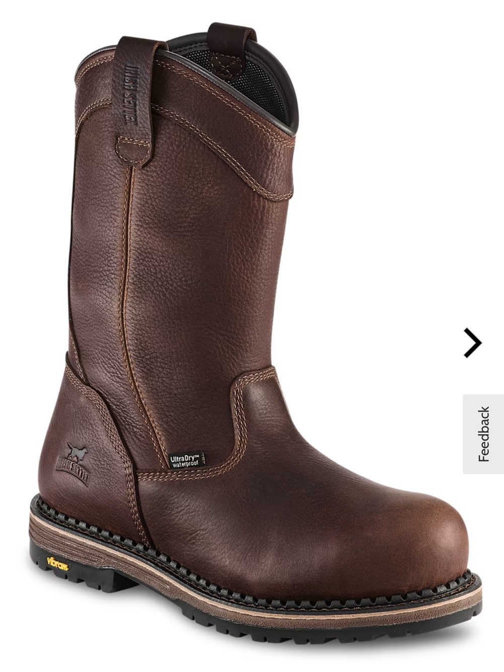 Irish Setter edgertone waterproof composite toe work boots size 11.5